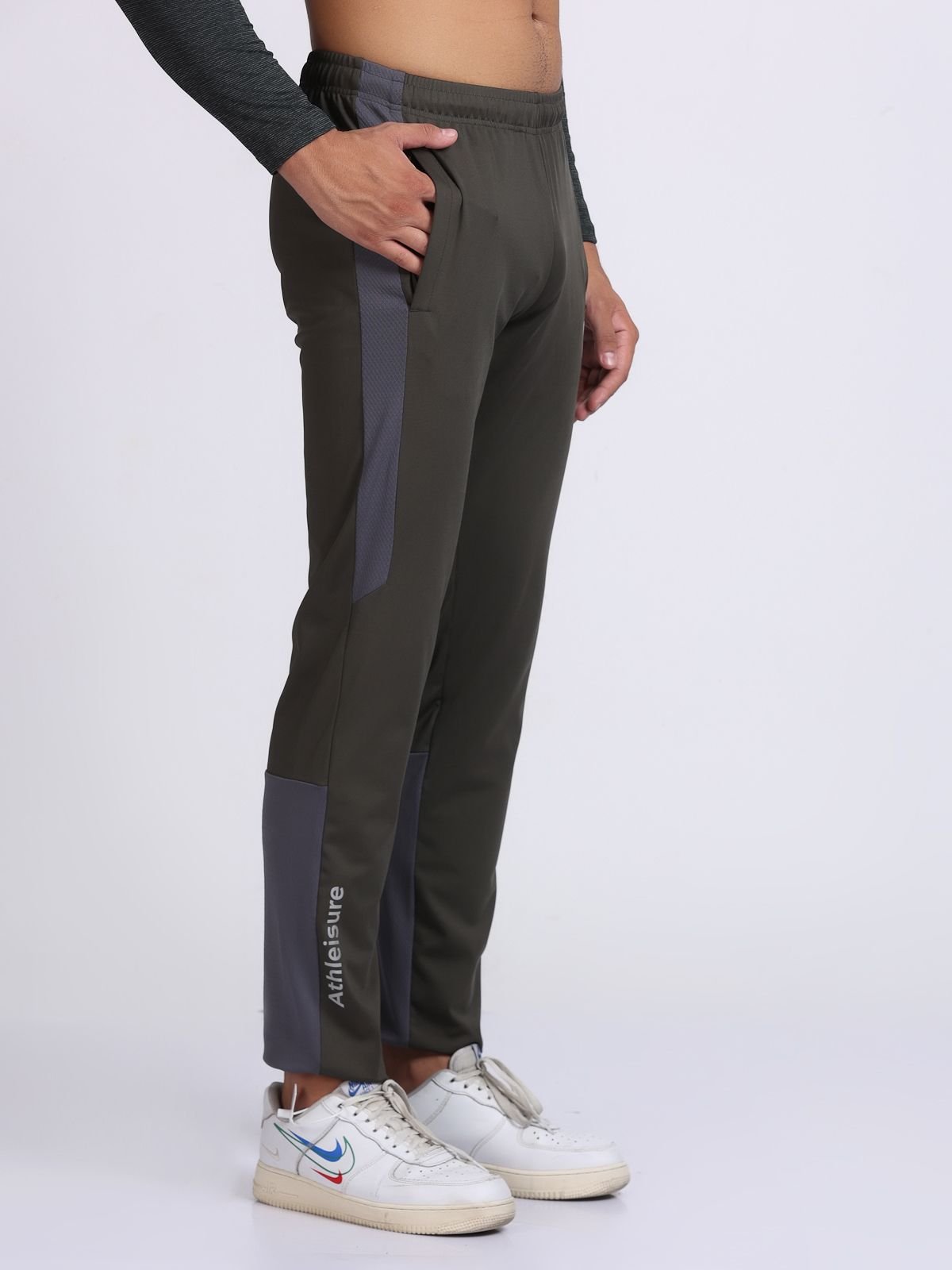 T-Pant Athleisure Olive Green Good stylish wear