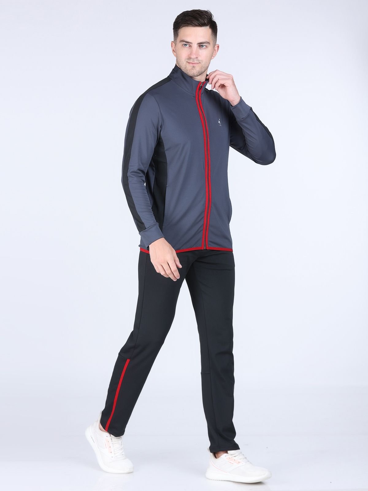 Tracksuit Active Strips Red-Black Best Yoga Wear